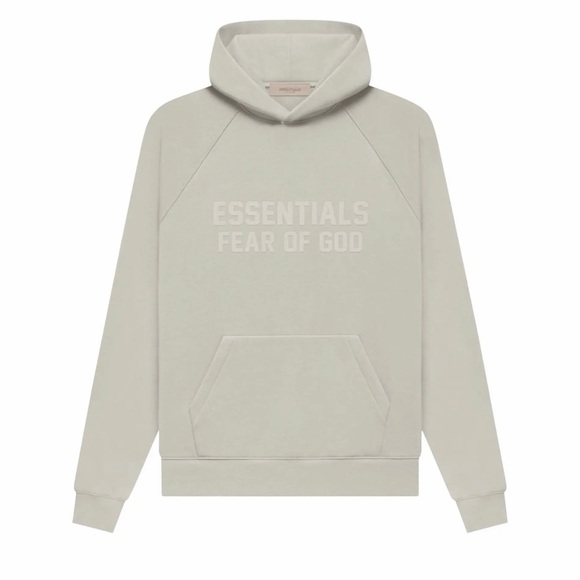 Fear of God Essentials Hoodie 'Smoke' Large